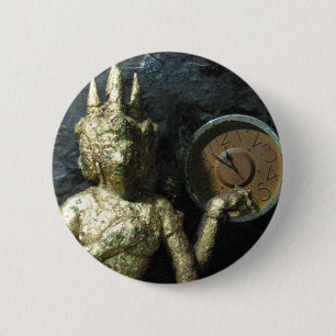Macaron Rond 5 Cm Bouddha Heure ... Thaïlande