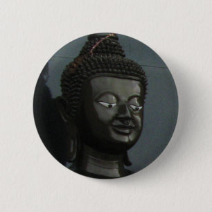 Macaron Rond 5 Cm Bouddha noir ... Nong Khai, Isaan, Thaïlande