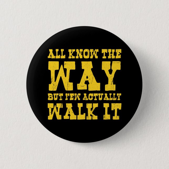 Macaron Rond 5 Cm Bouddhisme zen Spaghetti Western Style Button (Devant)