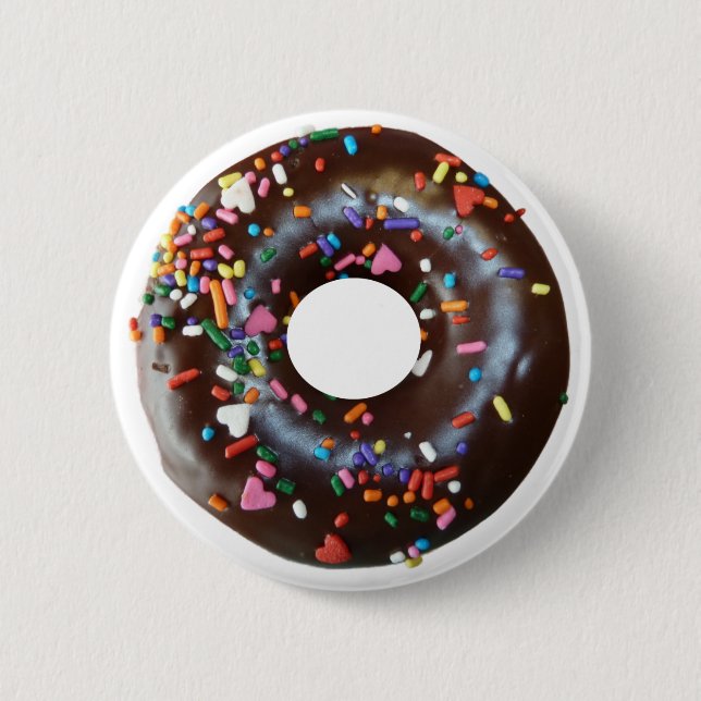Macaron Rond 5 Cm Bouillie de chocolat glacé (Devant)