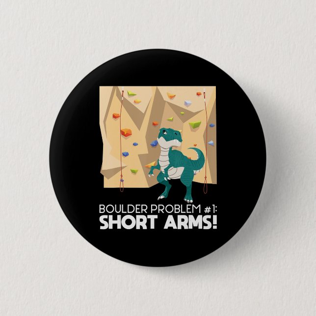 Macaron Rond 5 Cm Bouldering T Rex Wall Climber Rock Escalade Mounta (Devant)