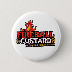 Macaron Rond 5 Cm Boule de feu ou crème anglaise ?   Dungeon Crawler