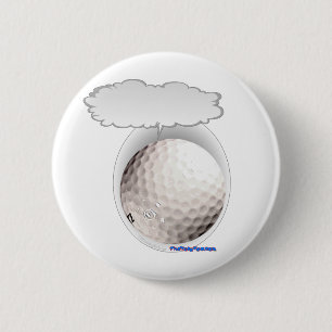 Macaron Rond 5 Cm Boule de golf parlante
