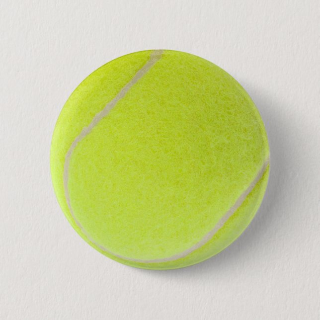Macaron Rond 5 Cm Boule de tennis personnalisable (Devant)