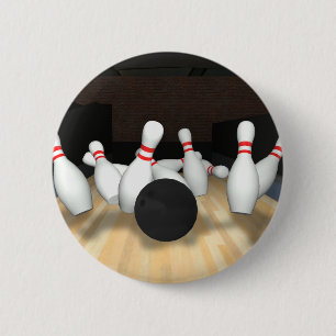 Macaron Rond 5 Cm Boule et goupilles de bowling : modèle 3D :