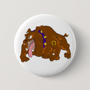 Macaron Rond 5 Cm Bouledogue
