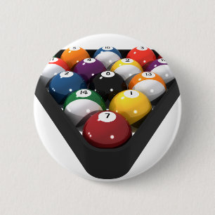 Macaron Rond 5 Cm Boules de billard disposées :