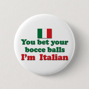 Macaron Rond 5 Cm Boules de Bocce d'Italien