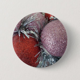 Macaron Rond 5 Cm Boules de Noël