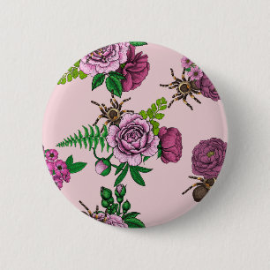 Macaron Rond 5 Cm Bouquets et tarantula