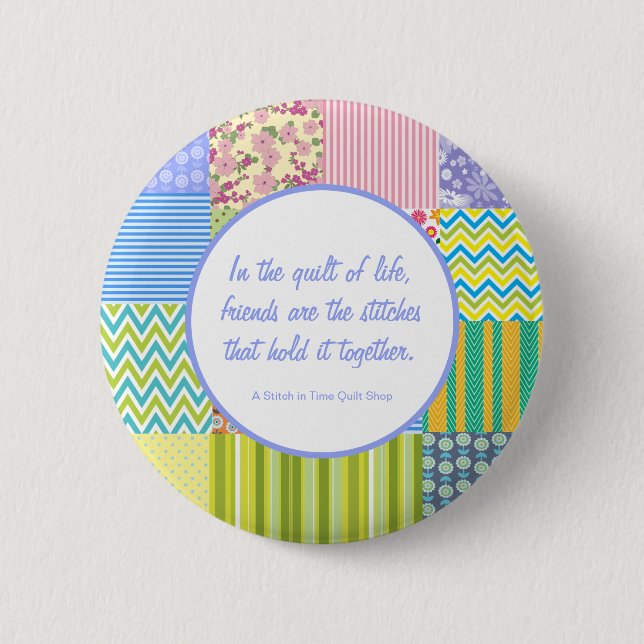 Macaron Rond 5 Cm Boutique promotionnelle de surfaces composées pers (Devant)