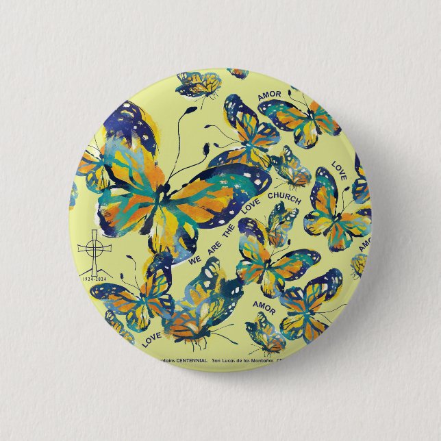 Macaron Rond 5 Cm Bouton (Devant)