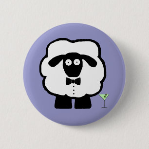 Macaron Rond 5 Cm Bouton 00 moutons