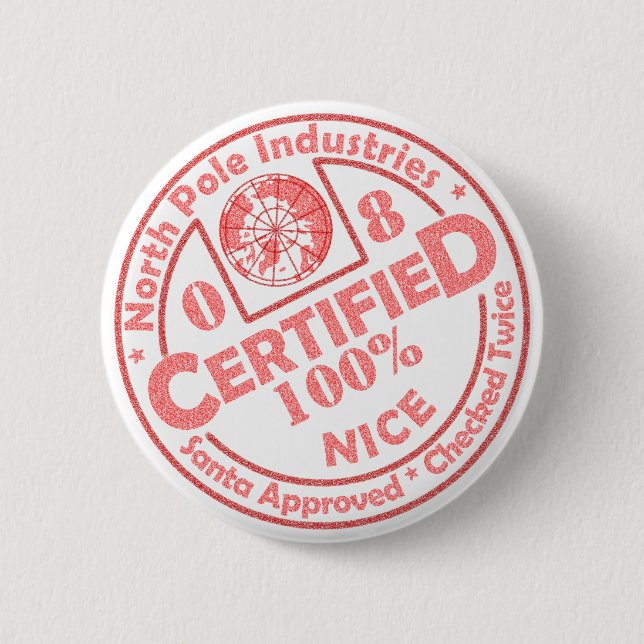 Macaron Rond 5 Cm 'Bouton 08 intéressant certifié (Devant)