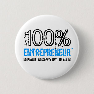 Macaron Rond 5 Cm Bouton 100% d'Entrepreneur™