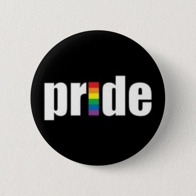 MACARON ROND 5 CM BOUTON 12 DE GAY PRIDE (Devant)