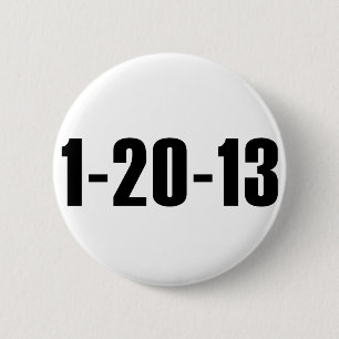 Macaron Rond 5 Cm Bouton 1-20-13 anti Obama