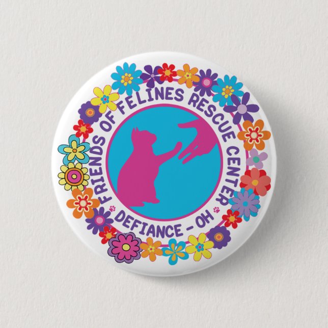 Macaron Rond 5 Cm Bouton 1 de Catstock 2 (Devant)