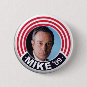 Macaron Rond 5 Cm Bouton 2009 de maire de Mike Bloomberg