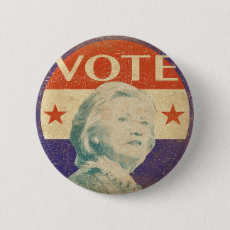 Macaron Rond 5 Cm Bouton 2016 d'élection de Hillary Clinton