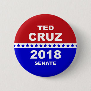 Macaron Rond 5 Cm Bouton 2018 politique de sénat de Ted Cruz