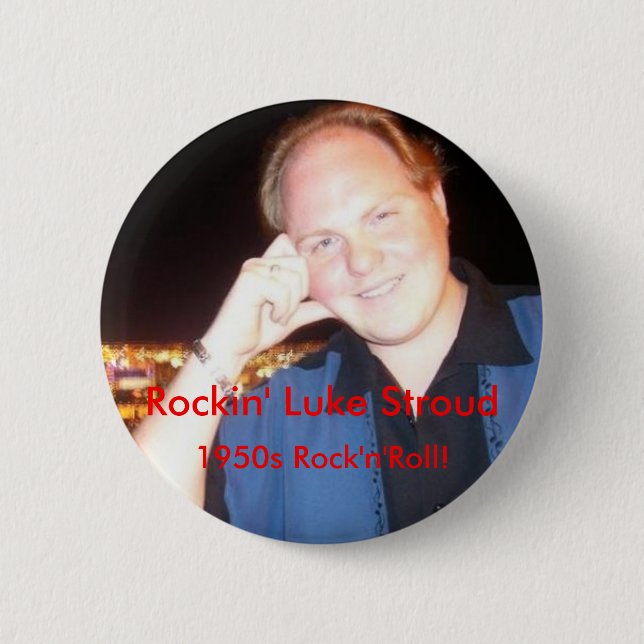 Macaron Rond 5 Cm Bouton 3 de Rockin Luc Stroud (Devant)