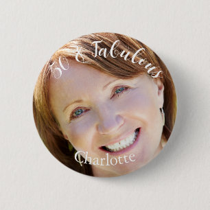 Macaron Rond 5 Cm Bouton 50 & Fabuleux Photo II