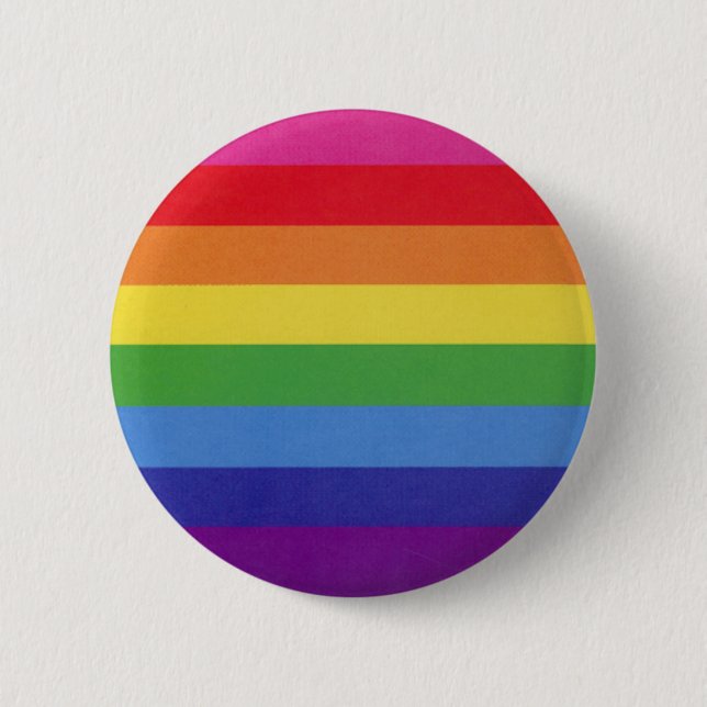 MACARON ROND 5 CM BOUTON 7 DE GAY PRIDE (Devant)