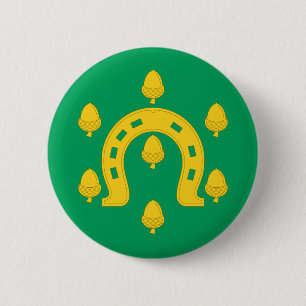 Macaron Rond 5 Cm Bouton à broche du drapeau de Rutland