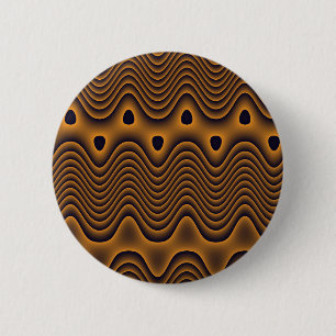 Macaron Rond 5 Cm Bouton à motif des océans volcaniques