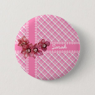 Macaron Rond 5 Cm Bouton Ajouter un nom personnalisé