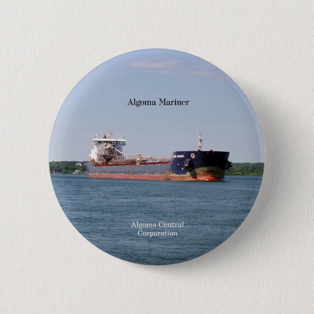 Macaron Rond 5 Cm Bouton Algoma Mariner (Devant)