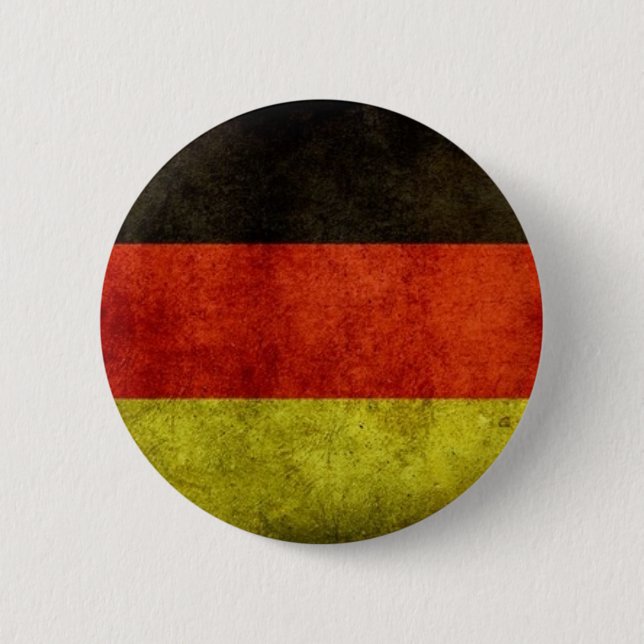 Macaron Rond 5 Cm Bouton allemand grunge de drapeau (Devant)