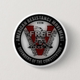Macaron Rond 5 Cm Bouton américain libre de patriotes