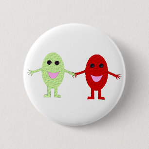 Macaron Rond 5 Cm Bouton Amis