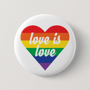 Macaron Rond 5 Cm Bouton Amour