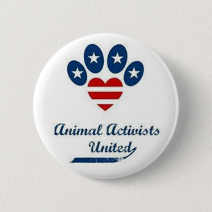 Macaron Rond 5 Cm Bouton animal d'activistes