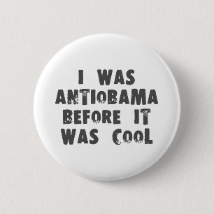 Macaron Rond 5 Cm Bouton anti Obama