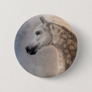 Macaron Rond 5 Cm Bouton Arabe de cheval