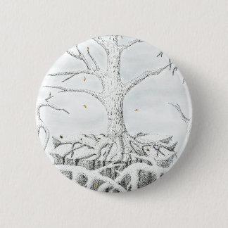 Macaron Rond 5 Cm Bouton Arbre de vie