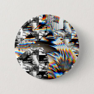 Macaron Rond 5 Cm Bouton Arc en ciel
