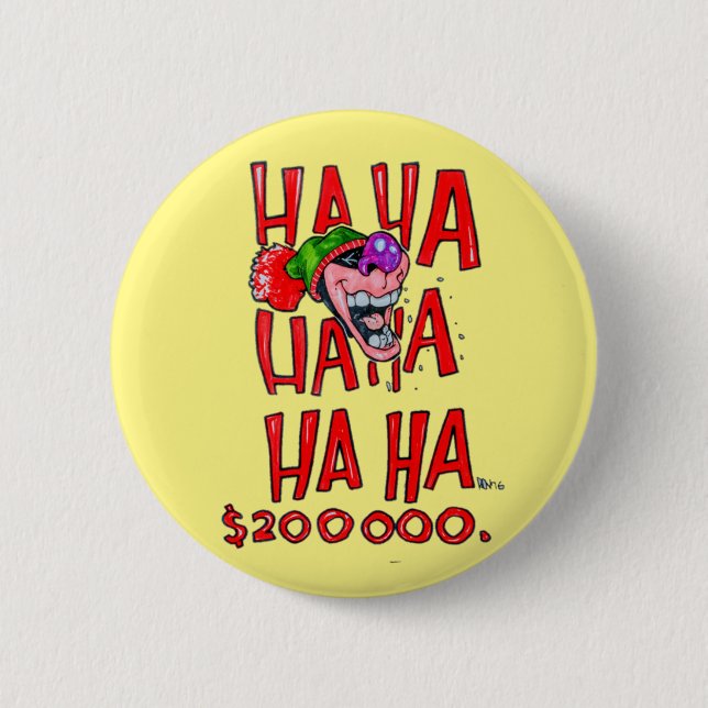 Macaron Rond 5 Cm Bouton Argent (Devant)