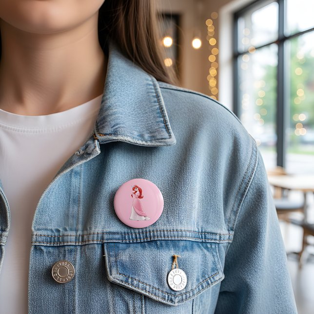 Macaron Rond 5 Cm Bouton Ariel (Créateur téléchargé)