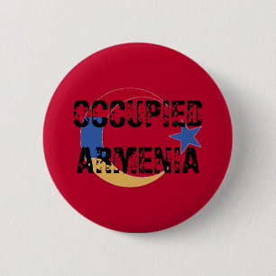 Macaron Rond 5 Cm Bouton Arménie occupée