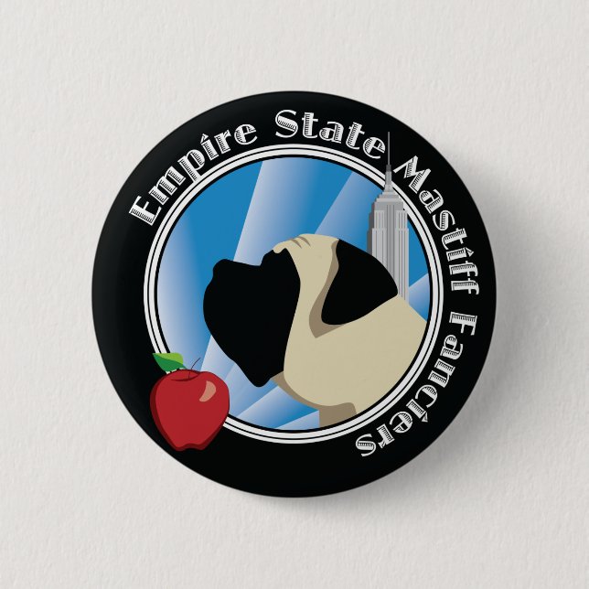 Macaron Rond 5 Cm Bouton Arrondi ESMF (Devant)