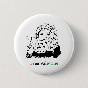 Macaron Rond 5 Cm Bouton arrondi par Palestine libre