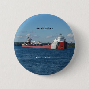 Macaron Rond 5 Cm Bouton Arthur M. Anderson