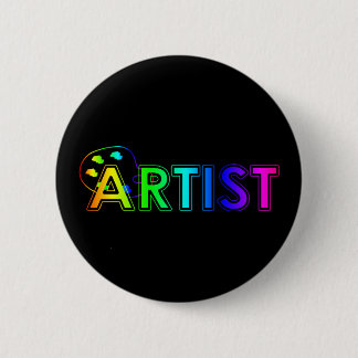 Macaron Rond 5 Cm Bouton Artiste