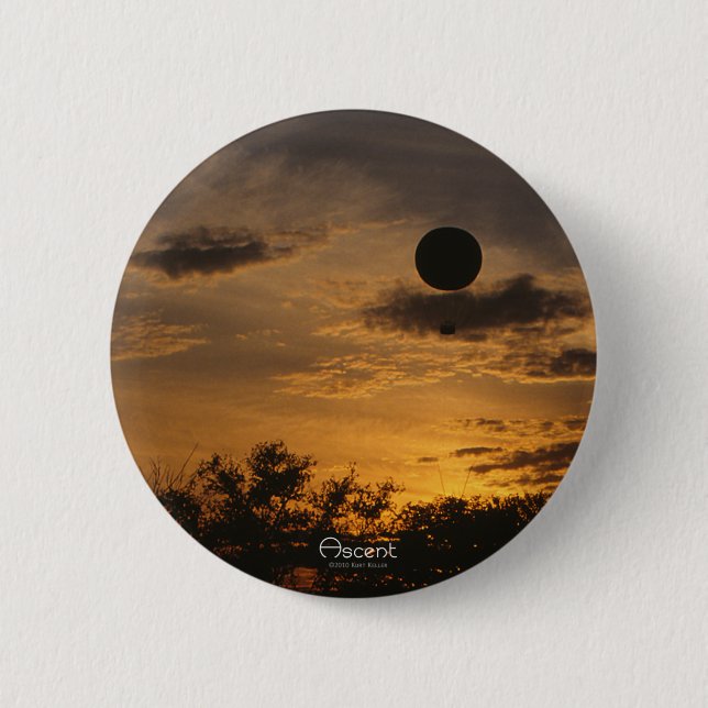 Macaron Rond 5 Cm Bouton Ascent (Devant)