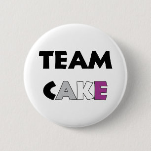 Macaron Rond 5 Cm Bouton asexuel de drapeau de gâteau d'équipe